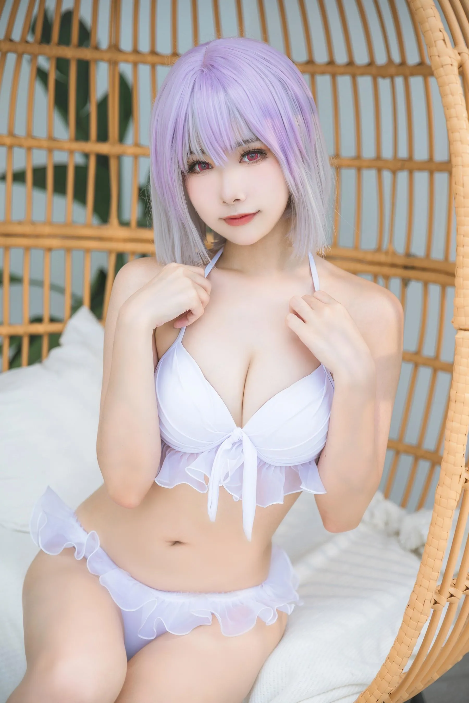 Momoko葵葵 – NO.35 瓜希酱 SSSS.GRIDMAN 宝多六花新条茜 泳装 [55P]插图7
